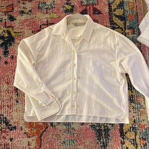 Casual white Zara button up